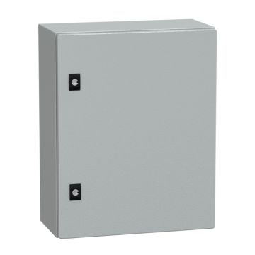 Spacial crn con puerta ciega sin placa de montaje alt500xanch400xprof200 ; ip66; ik10; ral7035