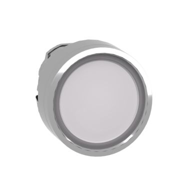Harmony xb4 - cabeza  pulsador  luminoso  led rasante blanco