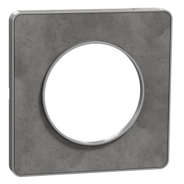 Marco touch alu 1 elem piedra ardosia