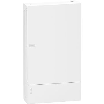 Resi9 mp - caja de distribución - superficie - 3 fila - 36 mód.- puerta blanca