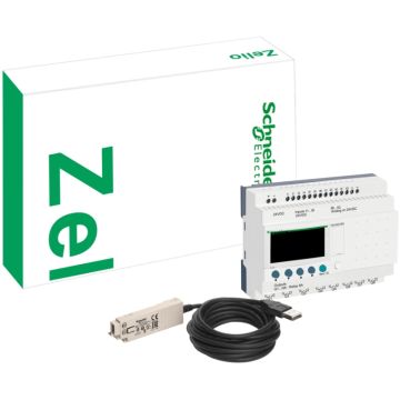 Relé inteligente modular zelio logic - paquete descubrimiento - 10 i o - 100..240v ac