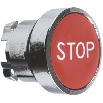 Cabeza pulsador rasante rojostop