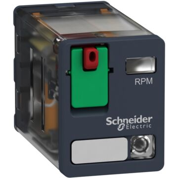 Relé de potencia enchufable, 15 a, 2 nanc, nancn led, 230 v ca