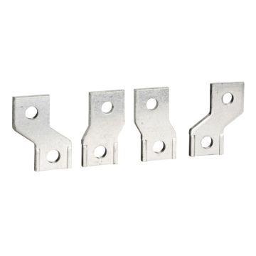 Accesorios de conexión compact nsx 100/160/250, easypact cvs 100/160/250, travesaños, paso de 45 mm, conexión plana, 4 polos