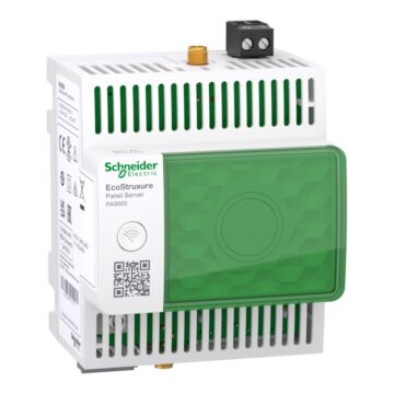 Ecostruxure panel server advanced, registrador de datos, concentrador inalámbrico y pasarela modbus a 230v ac