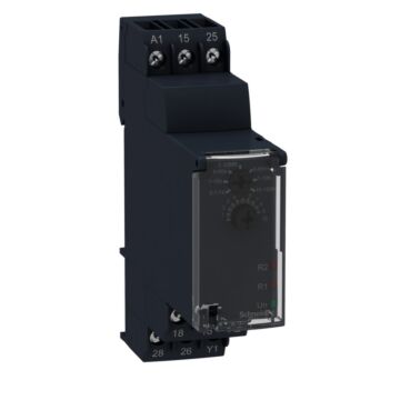 Conexión relé retardo temporizador - 24vdc / 24..240 v ac - 2 c / o