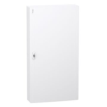 Envolvente modular, prismaset xs, 6 filas 24 módulos , superficie, puerta blanca