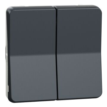 Mureva styl, mecanismo, 1 polo, 2 vías, electromecánico, 10ax, ip55, gris