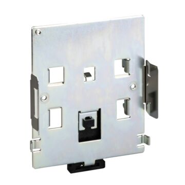 Plate for mounting on symmetrical din rail - for variable speed drive