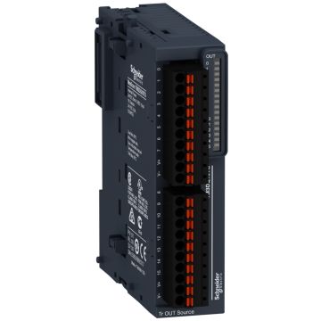 Modicon tm3 - módulo tm3 - 16 saídas transistor pnp con terminales de resorte