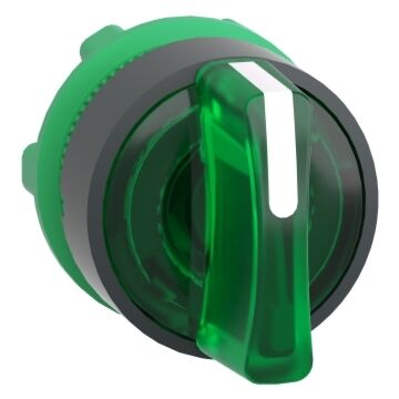 Cabeza selector luminoso  3 posiciones   verde