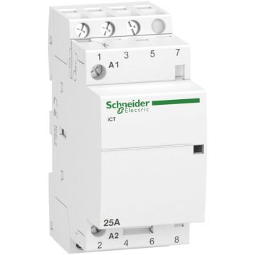 Contactor modular acti9 ict 25 a 3 p 3 na 230/240v ca