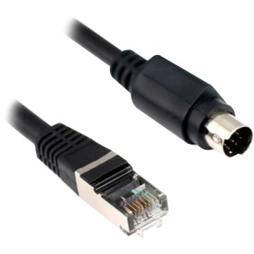 Cable comunicación serie uni-telway/modbus - 2,5 m - 1 mini din macho + 1 rj45