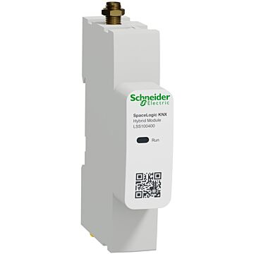 Adaptador carril din spacelogic, módulo híbrido zigbee / knx para wiser for knx / spacelynk, blanco