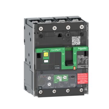 Interruptor automatico compact nsxm100e 16ka ac 4p 100a micrologic 4.1 busbar