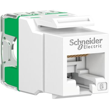 Conector rj45 keystone utp cat6 blanco