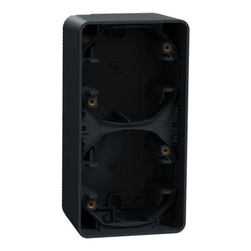 Mureva styl caja doble superficie vertical ip55 gris