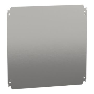 Placa de montaje ciega h500xw500mm de acero galvanizado