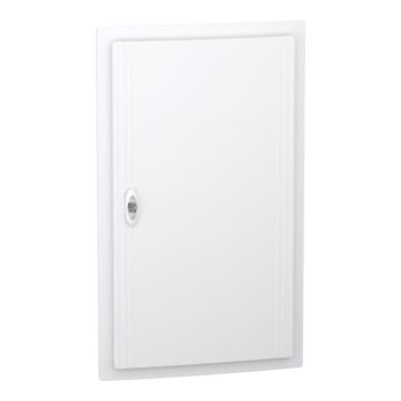 Envolvente modular, prismaset xs, 18 módulos 4 filas, empotrar, puerta blanca