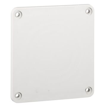 Placa para compartimento 90 x 100 mm para tomadas 65 x 65 mm/75 x 75 mm