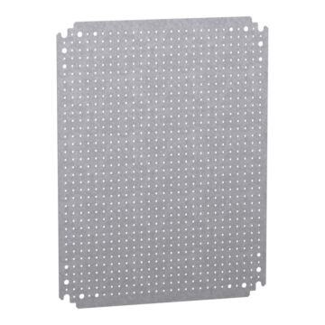 Microperforated mounting plate h500xw400 w/holes diam 3,6mm on 12,5mm pitch