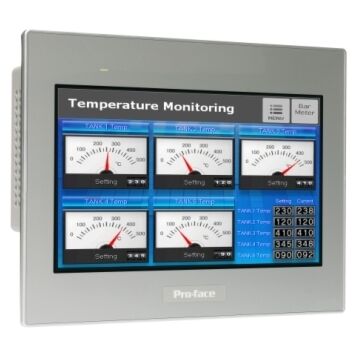 10w touch panel display, 2com, 2ethernet, usb host&device, 24vdc, gp-proex model