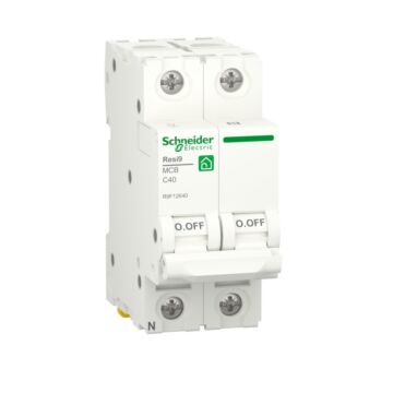 Interruptor magnetotérmico; resi9; 1p+n; 40 a; 6000 a; 230 v