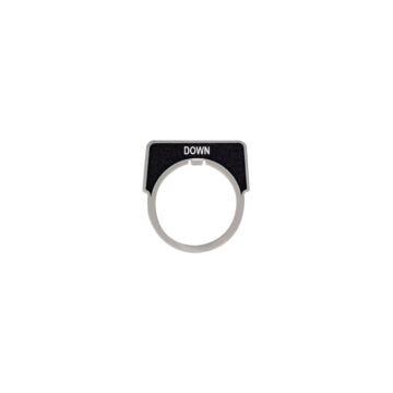 Etiqueta - ø 30 - 40 x 43 mm - down