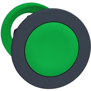 Boton flush verde cabeza