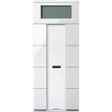 Knx - pulsador de 4 elementos con termostato marfil - elegance
