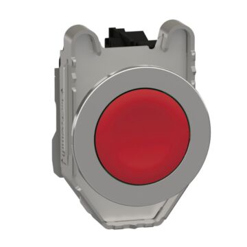 Pulsador flush rojo 1nc