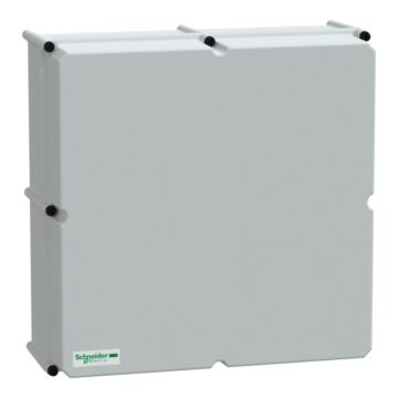 Pls box, polyester rear, opaque pc cover ip65 54x54x18cm ((*))