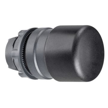Cabeza pulsador  seta 30mm negro