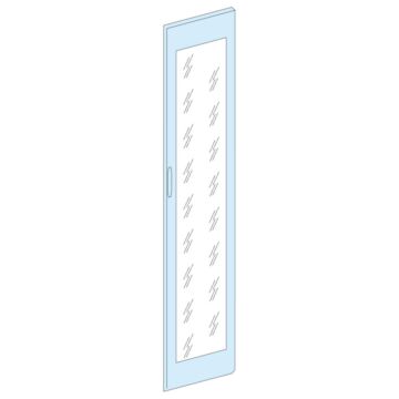 Puerta transparente g ip30 paso lateral 24 módulos
