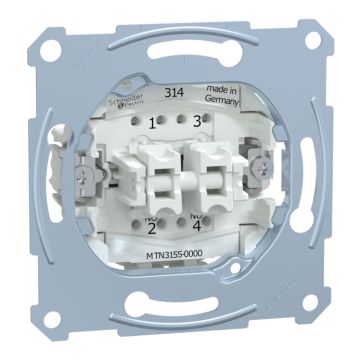 Mecanismo de doble pulsador compatible con la gama elegance y d-life