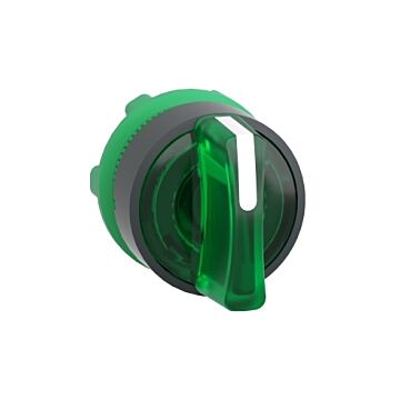 Cabeza selector luminoso  3 posiciones   verde