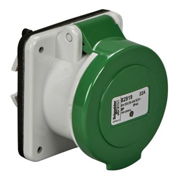 Pratika industrial socket - 32 a - 3p - 20...25 v ac - ip44