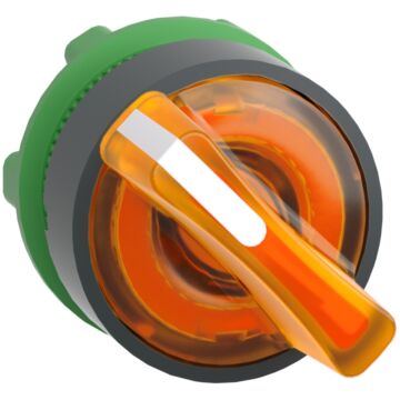 Cabeza selector luminoso naranja 2 posiciones   fijas