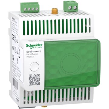 Ecostruxure panel server advanced, registrador de datos, concentrador inalámbrico y pasarela modbus a 24v dc