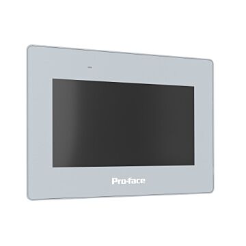 Hmi de 7" ancho, wvga, 16 m de colores, analógico, ethernet i/f x1, com i/f x2, usb a i/f x1, usb micro-b i/f x1, dc24v