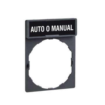 Harmony xb4 - porta etiqueta c/etiqueta  auto-o-man