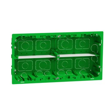 New unica system - caja empotrar 2x10 módulos