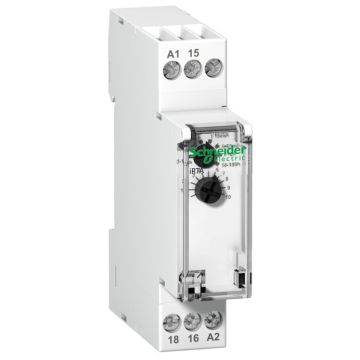 Relé temporizador al cierre; acti9 irta; 1c/a; 24 v dc - 240 v ac;