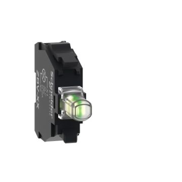 Bloque luminoso, harmony xb4, harmony xb5, blanco, para cabezal de 22mm, led universal, bornes de tornillo, 230...240v ac