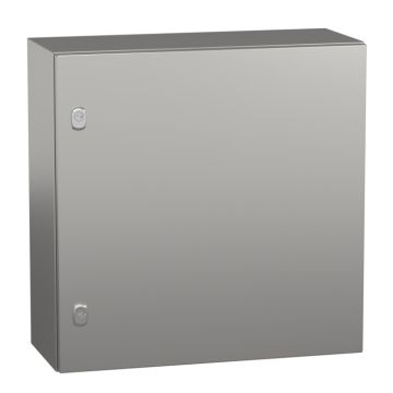 Spacial s3x inoxidable 304l, acabado scotch brite®, h600xa600xp250 mm.
