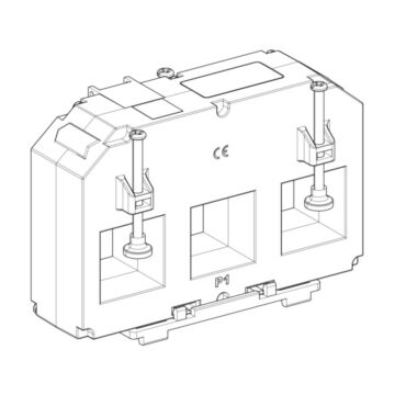Lvct - 3-in-1 solid core ct rj45 - 70mm entraxe - 800a : 0.333v output
