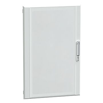 Puerta transparente, prismaset g, ip40, 600mm (an.) x 930mm (alt.), 18 módulos, blanca, ral 9003