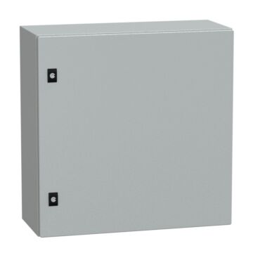 Spacial crn con puerta ciega sin placa de montaje alt600xanch600xprof250; ip66; ik10; ral7035