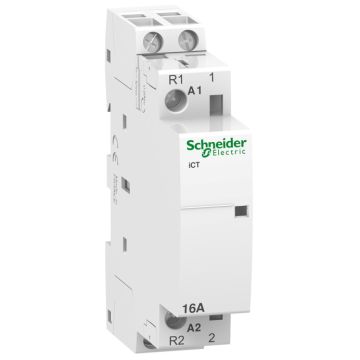 Contactor modular acti9 ict 16a 2 p 1 a + 1 c 230/240v ca
