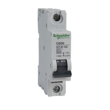 Interruptor magnetotérmico c60n icp-m 1p 10a